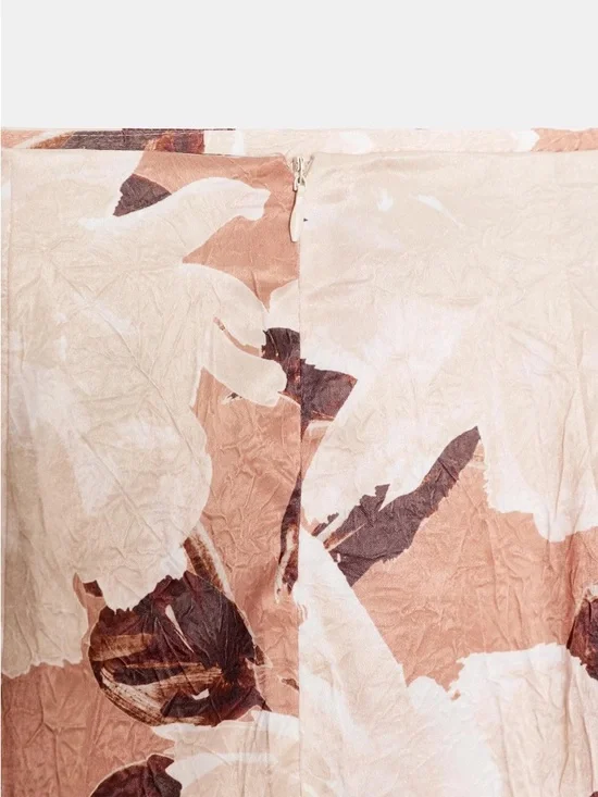 Zara Floral Midi Skirt New - Picture 2 of 8